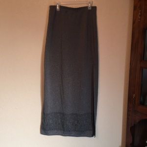 Maxi skirt with slit, BOHO feel- barely worn